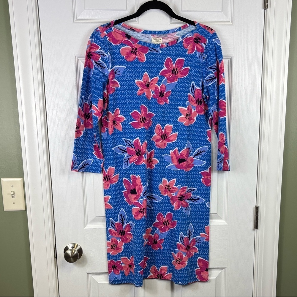 NWT Capelton Road Bateau dress bold blossoms sz sm
